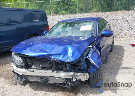 2018 Honda Accord Sport из США, поврежденный, VIN 1HGCV1F34JA253910